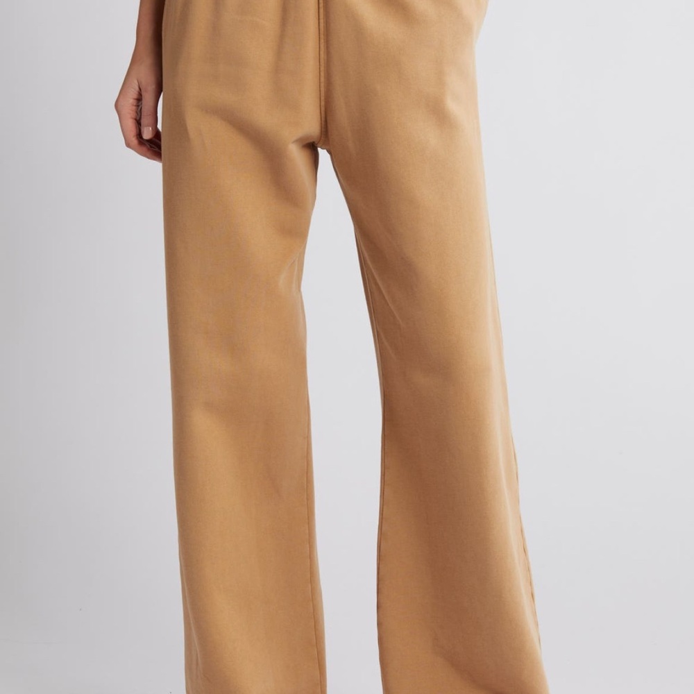 RE/DONE wide leg organic cotton sweatpants